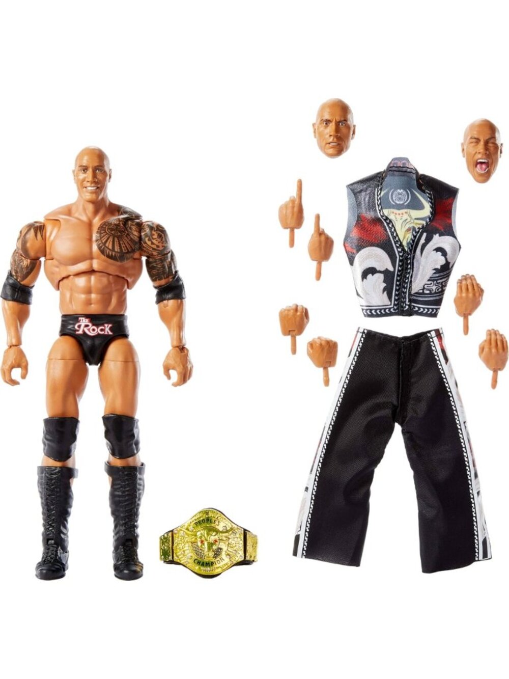 Ultimate Edition Action Figure & Accessories, 6" The Rock Collectible Set